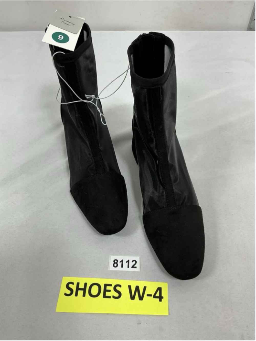 Womans NWT A New Day Celaena Ankle Boots Size 9 Black Back Zip